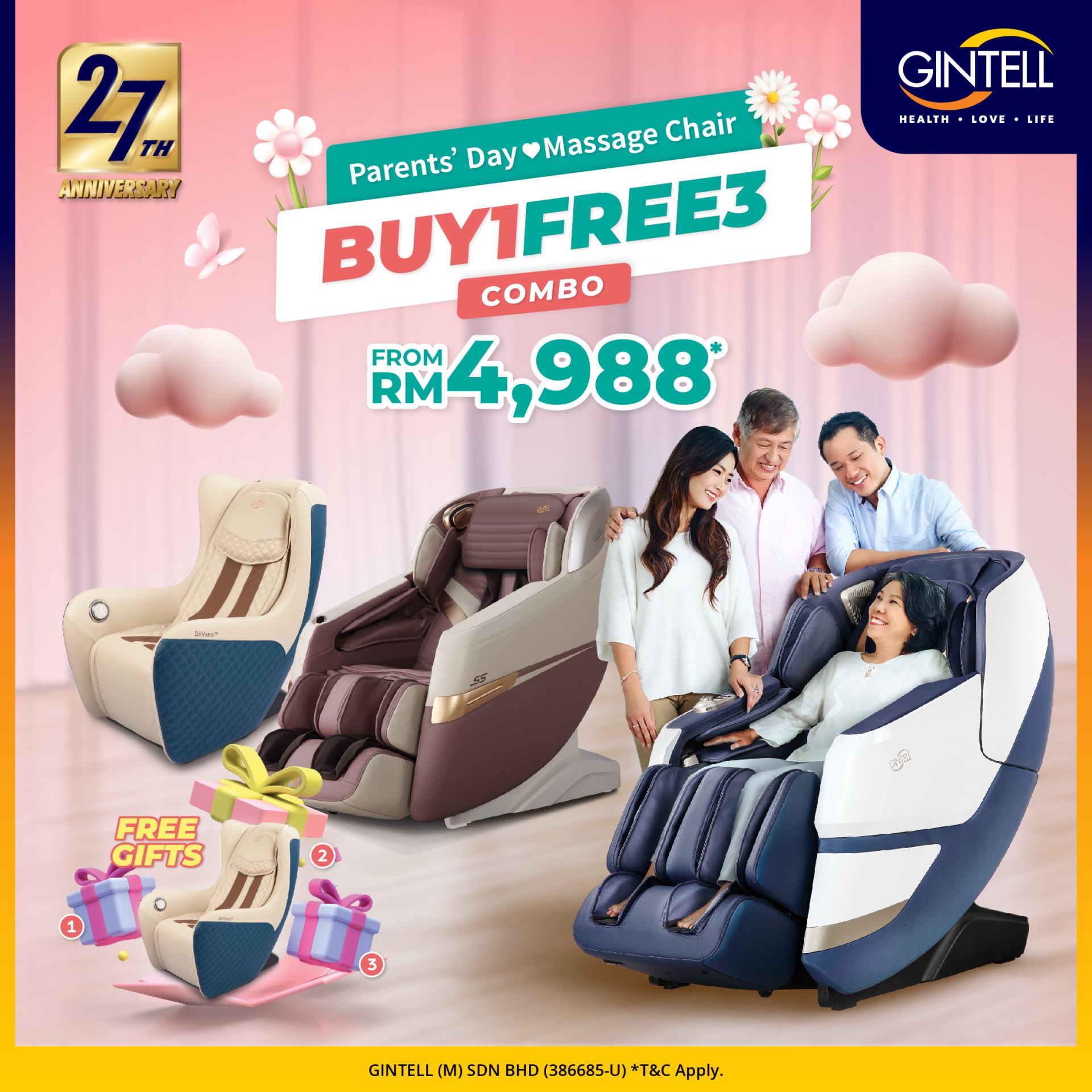 Gintell Parents Day Promotion
